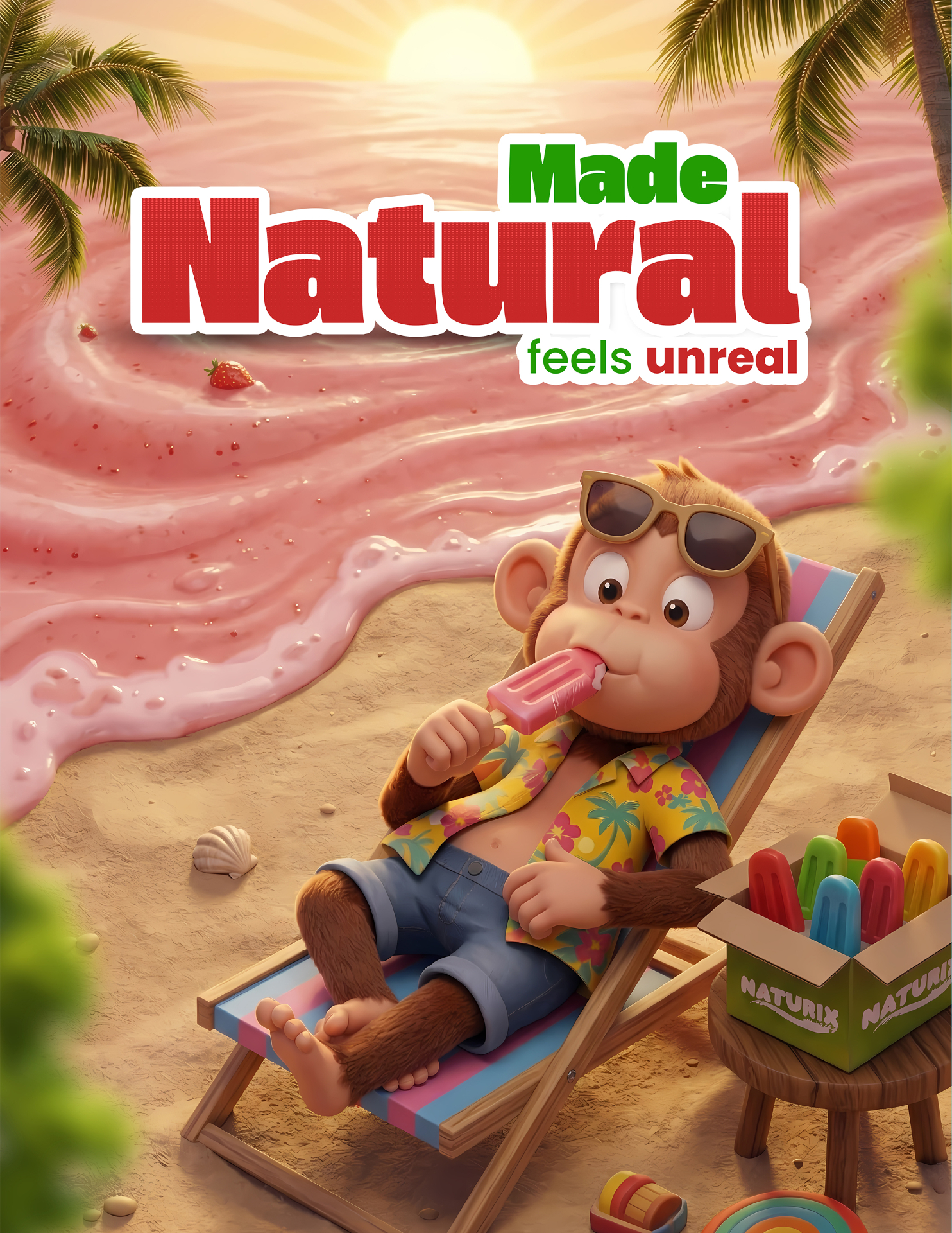 Naturix ice cream making process - hygienic fruit pulp, fresh milk mixing, popsicles made